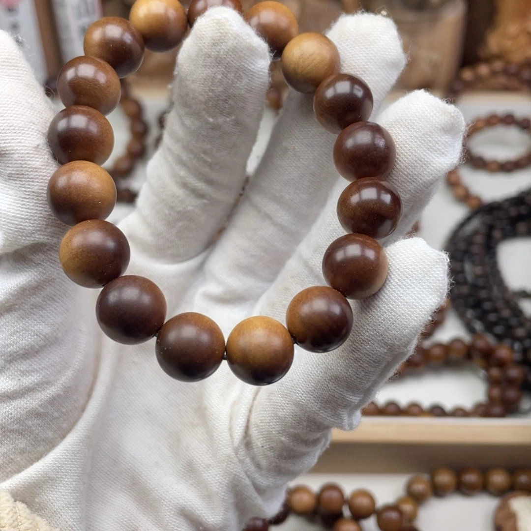 千***墨檀香木手串/手链1.2沉水