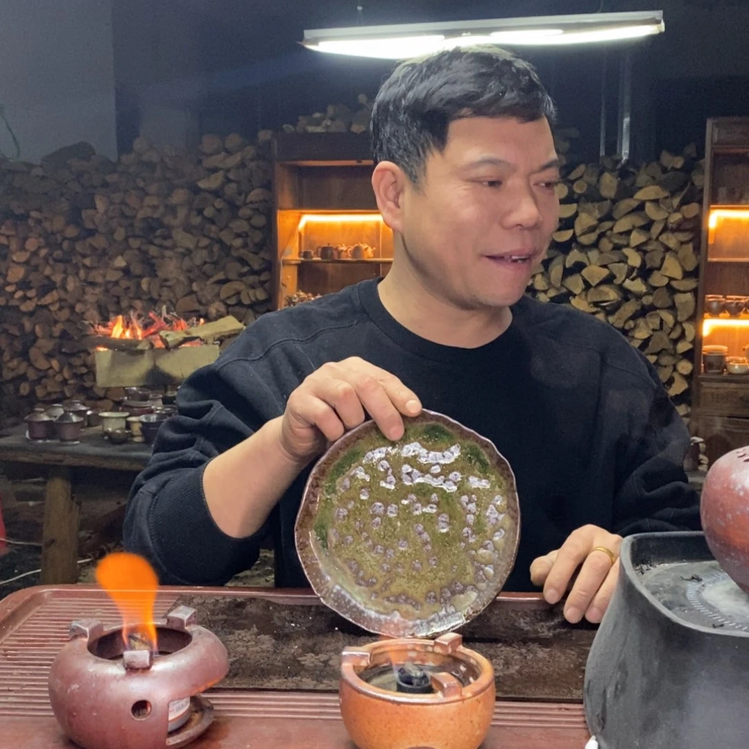 手工壶承聚聚绿裤