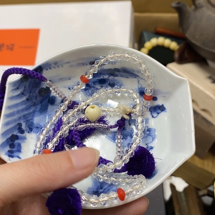 瓷片中古工艺品一件