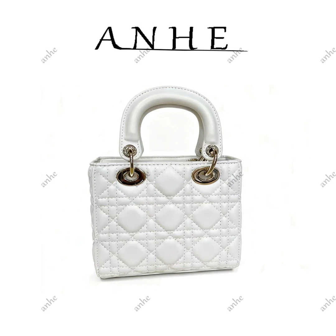 安合甄选-高定真皮包-20cm-8901-小妃-白