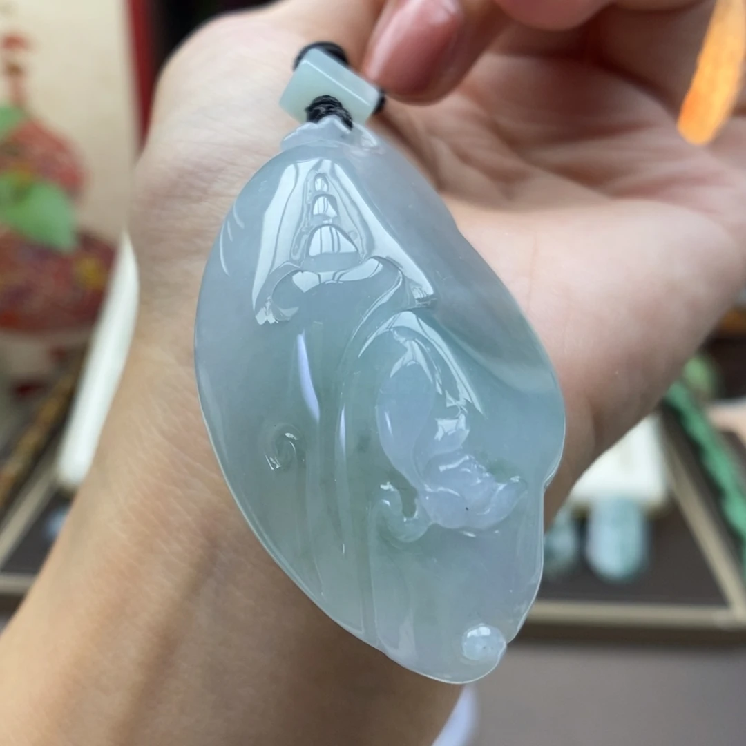 翡翠未镶嵌颈饰吊坠80