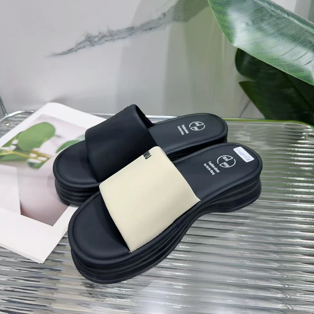 夏休闲款法式拖鞋女新款配裙子仙女风拖鞋20258-17