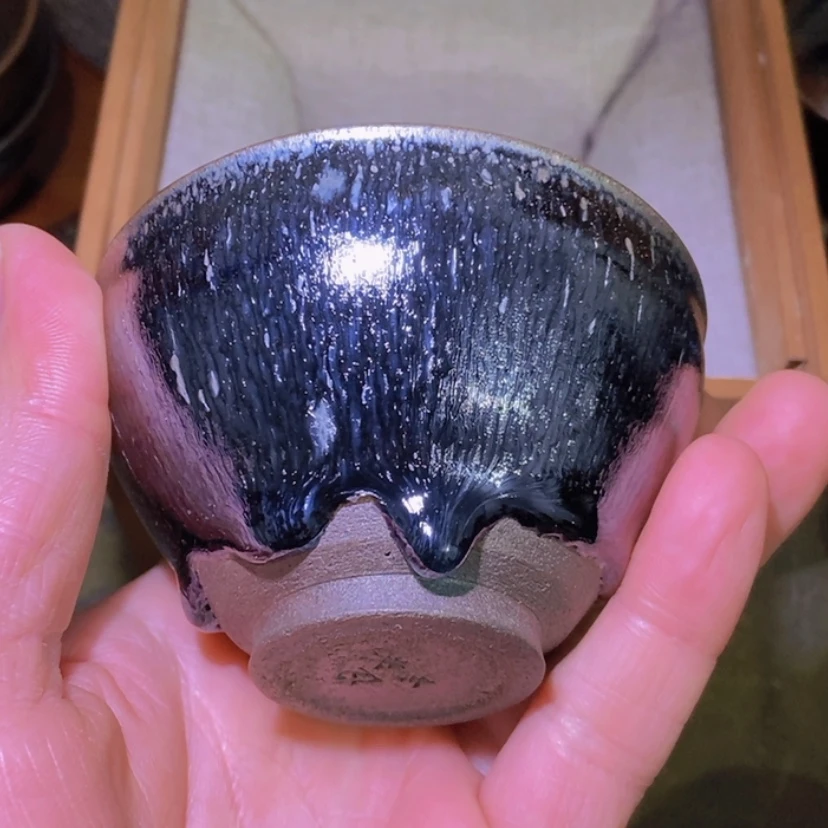 【闪购商品】茶盏用****默原矿原釉龙窑柴烧