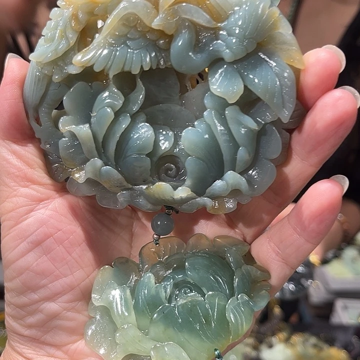 未镶嵌岫玉毛衣链