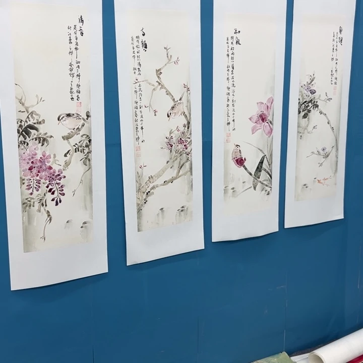 国画宣纸纯手绘字画