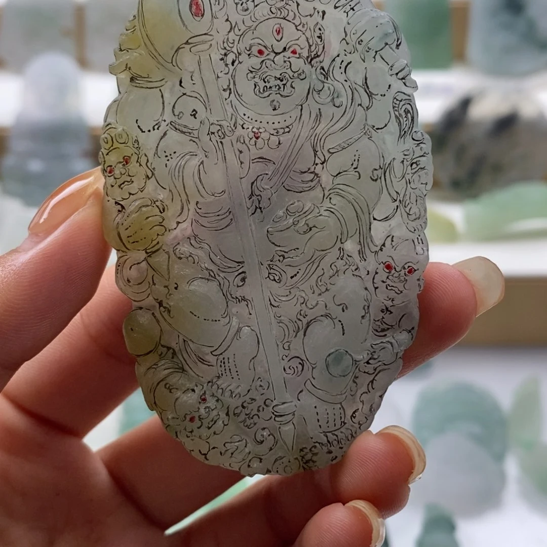 定制翡翠未镶嵌小***h毛货无鉴赏期