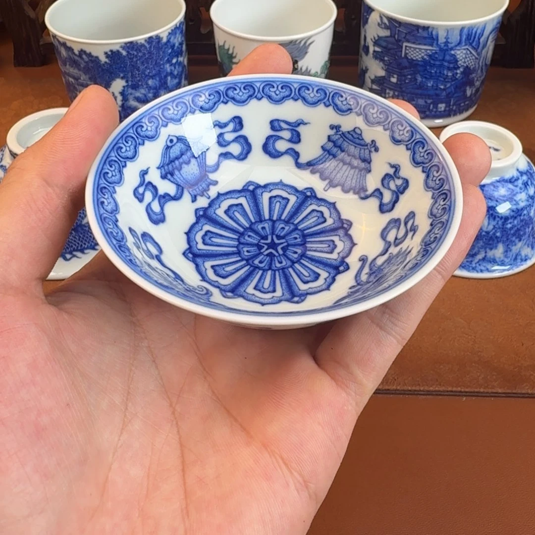 摆件景德镇瓷器手工手绘