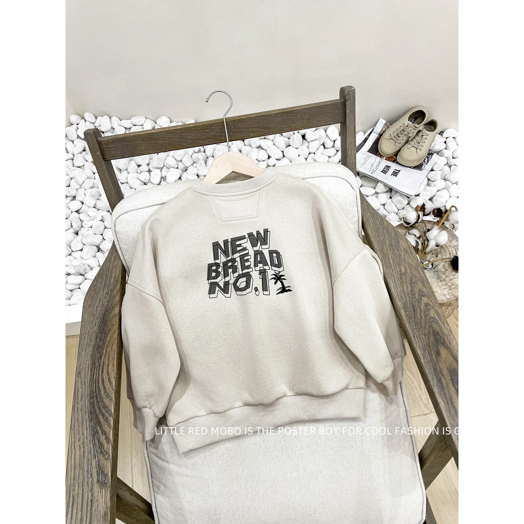 【2.27新款】童装男童卫衣套头圆领2025春秋新款儿童上衣MMY81996