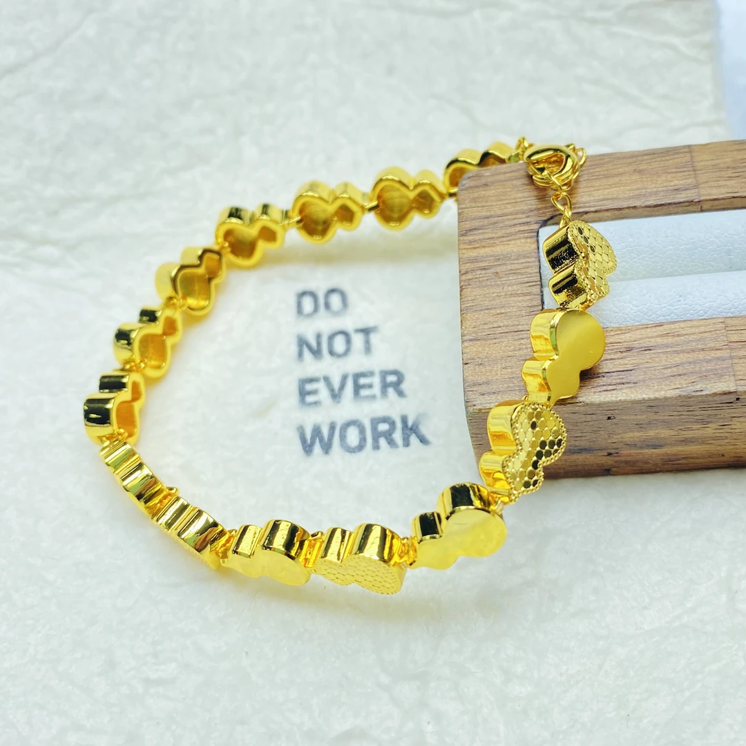 手链 K0320黄色龙鳞纹葫芦手链多样性发货45048