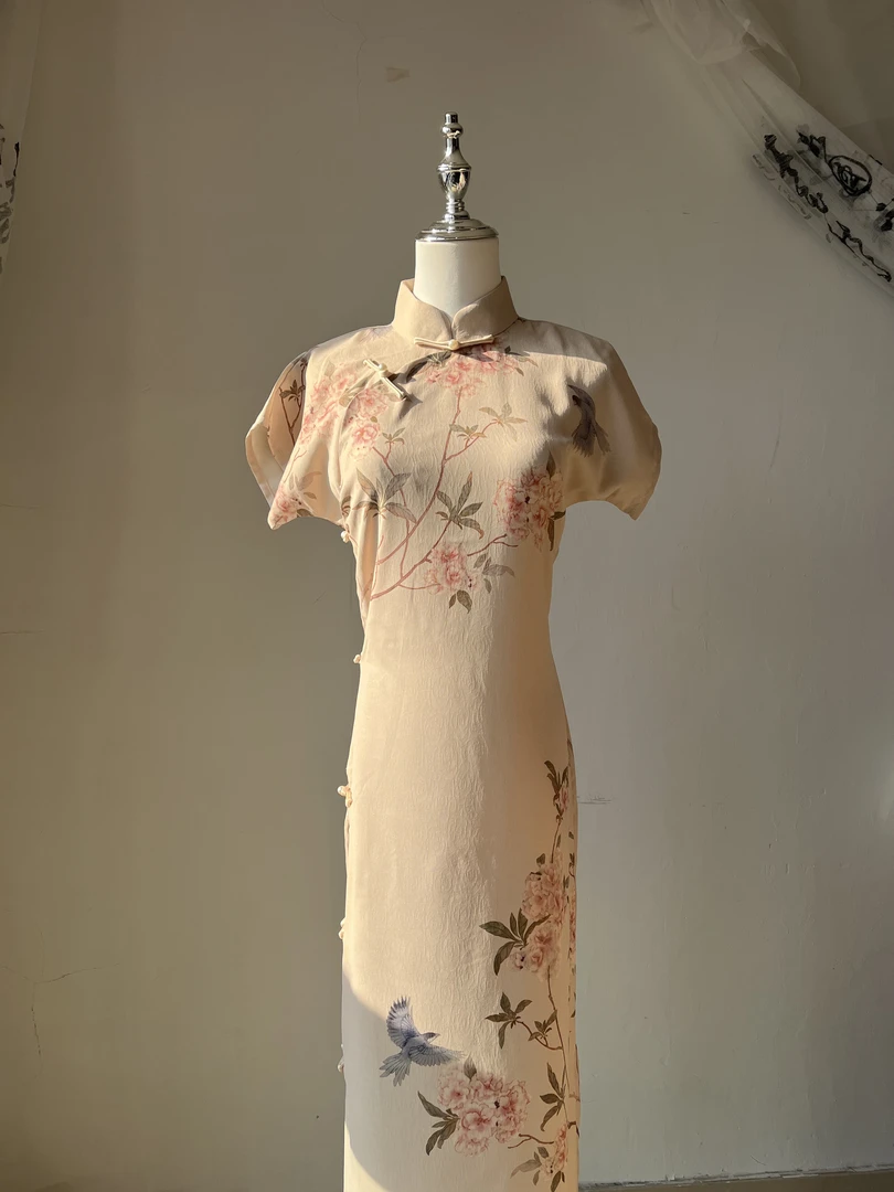 古法旗袍2025新款中国风气质旗袍连衣裙 先选尺码）中国风旗袍