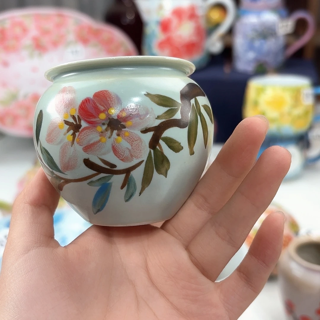 景德镇手绘高温釉下彩陶瓷茶具