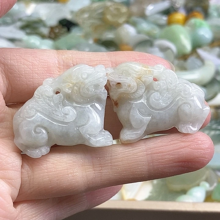 翡翠未镶嵌颈饰天然翡翠