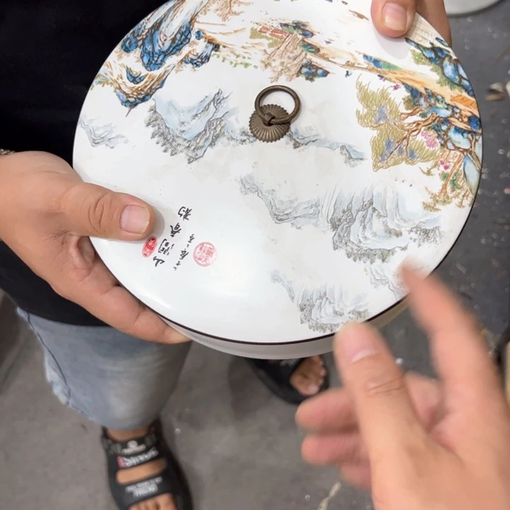 瑕疵福利品陶瓷茶叶罐介意勿拍