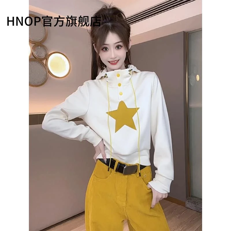 美式复古女士卫衣女款2025新款爆款冬季穿搭设计感小众显瘦上衣潮