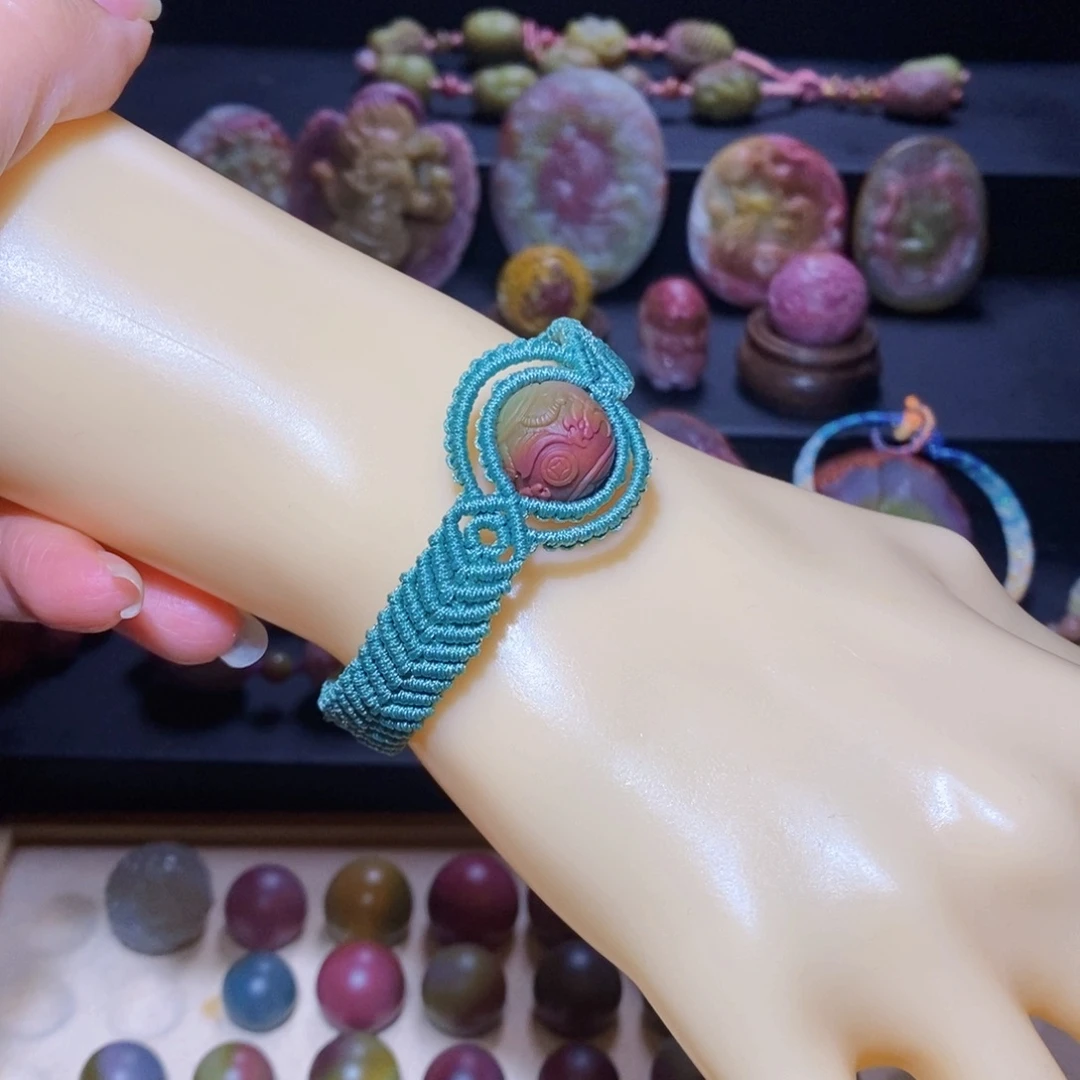 玛瑙/玉髓未镶嵌吊坠