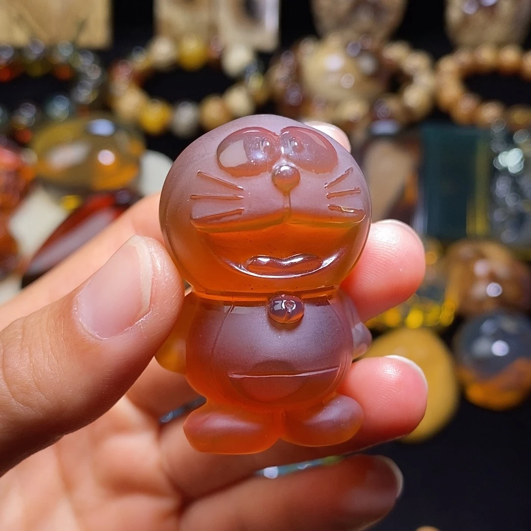 未镶嵌颈饰琥珀18.8克