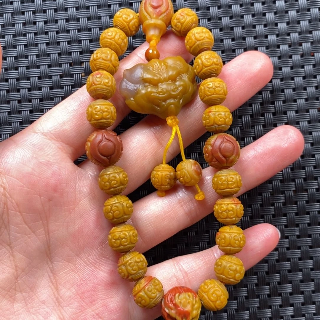 玛瑙/玉髓手持未镶嵌战国红手持