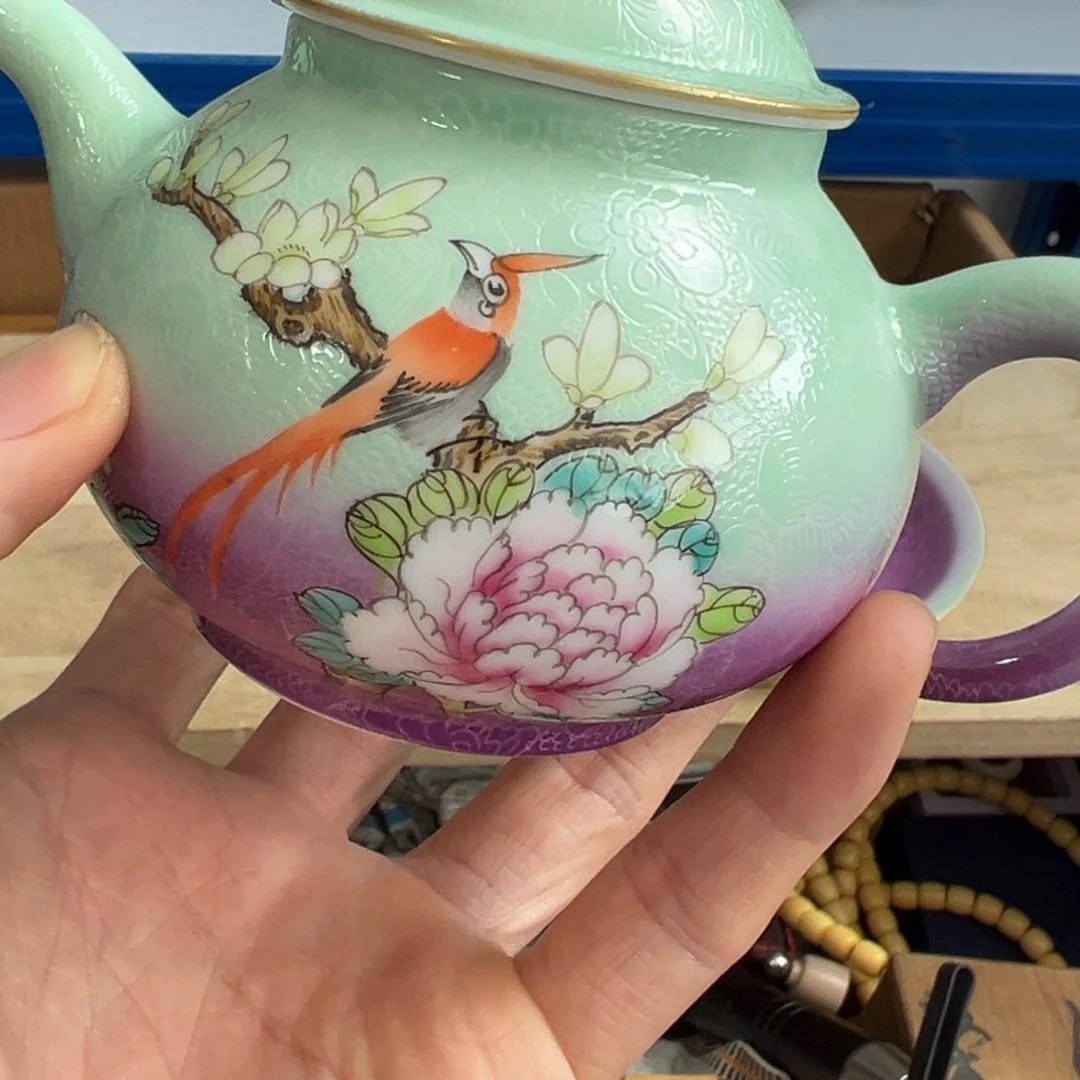 紫砂茶壶现代工艺美术瓷器