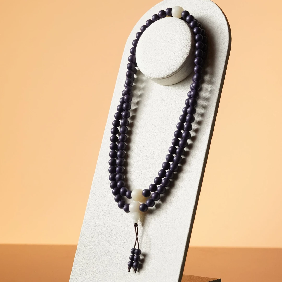 【珊木居】HXZ1020JY 日月星辰 紫阙归元合香珠0.8*108颗多圈手串