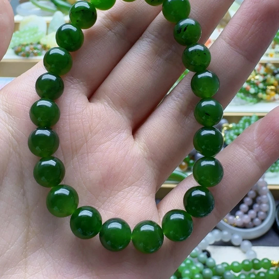 手链未镶嵌和田玉（糖玉）