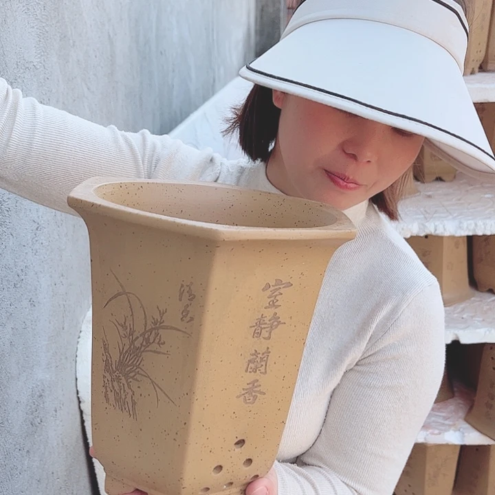 紫砂花盆宜兴紫砂精品花盆