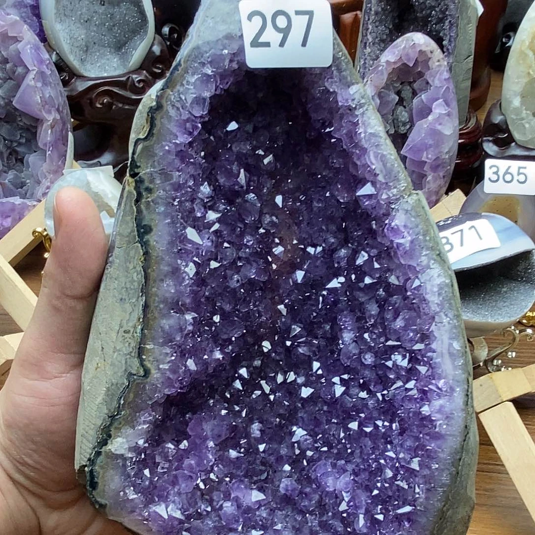 紫晶摆件未镶嵌紫晶镇摆件