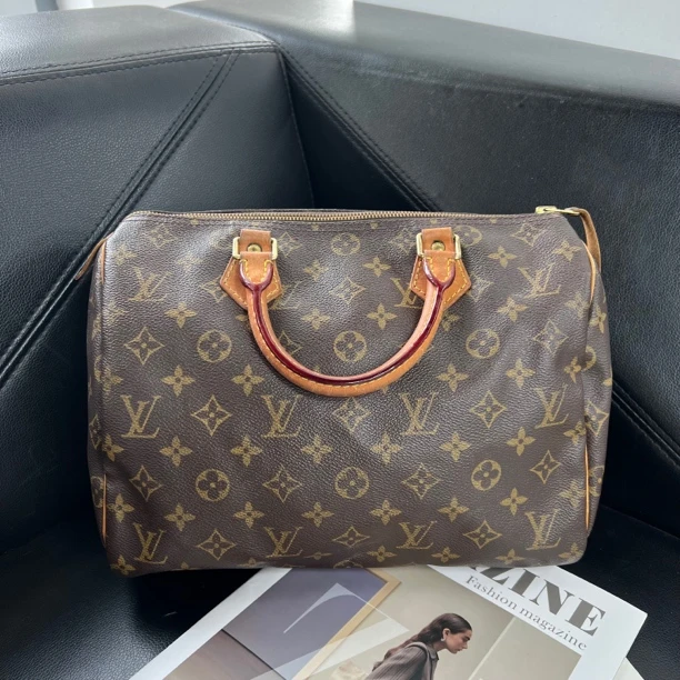 95新 LouisVuitton/路易威登 捐金沉珠/speedy30波士顿