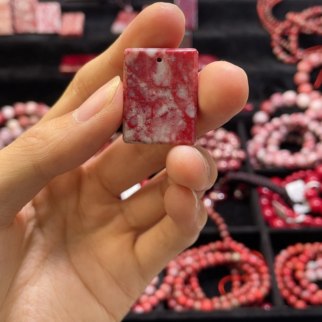 【闪购商品】天然辰砂原石无事牌10克