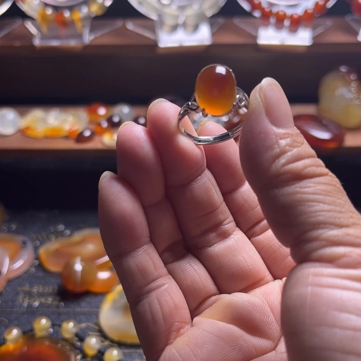 玛瑙/玉髓颈饰合金