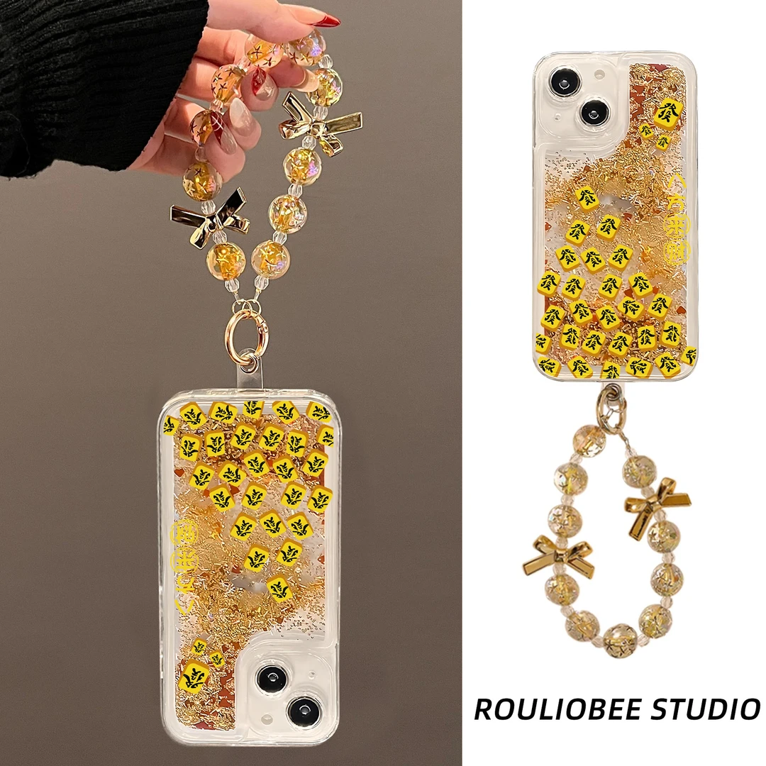 BANCA金字發發發流沙壳适用苹果16/15promax手机壳vivo华为小米14