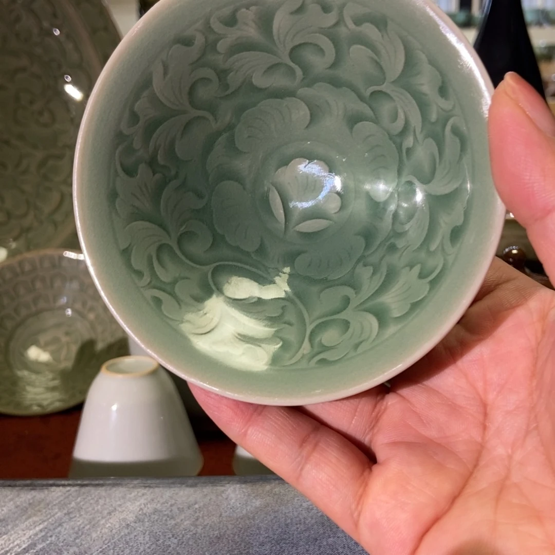 耀州窑薄胎斗笠杯福利