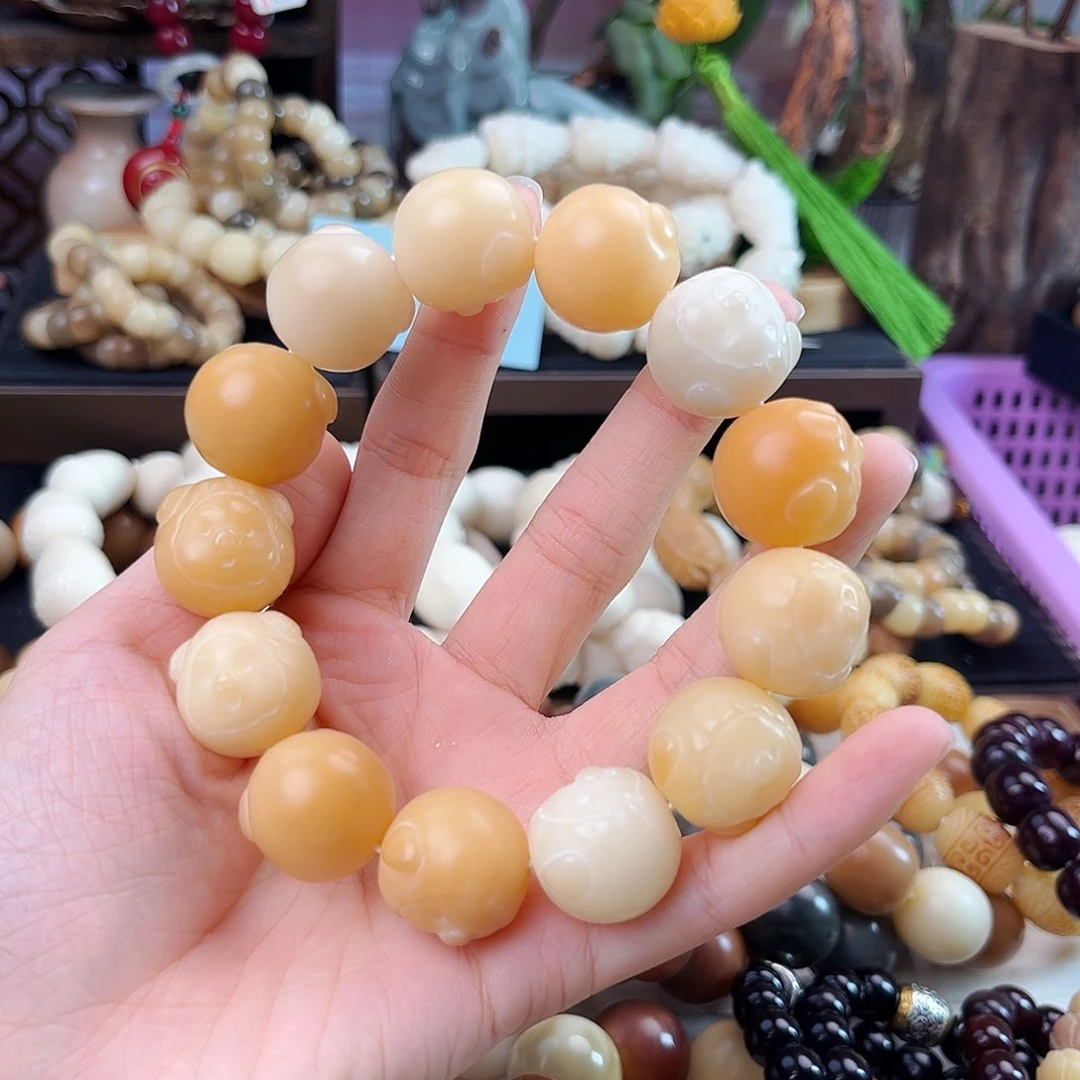 手串菩提根/象牙果帽衫猪微瑕不退换