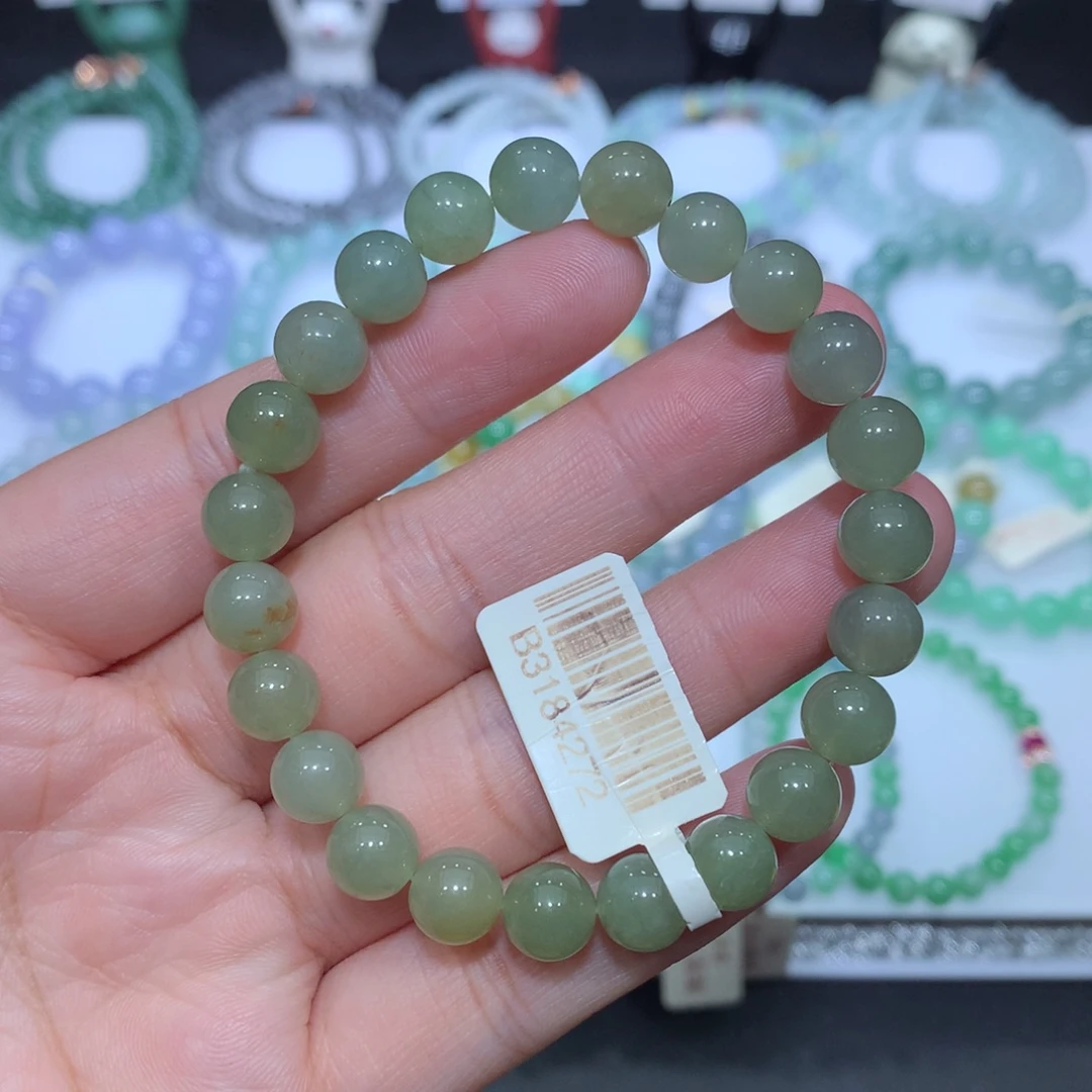 翡翠未镶嵌手串天然