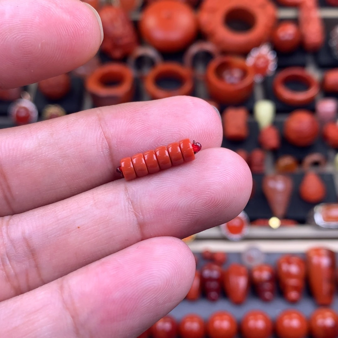 南红玛瑙未镶嵌精工直切隔片4+/2+