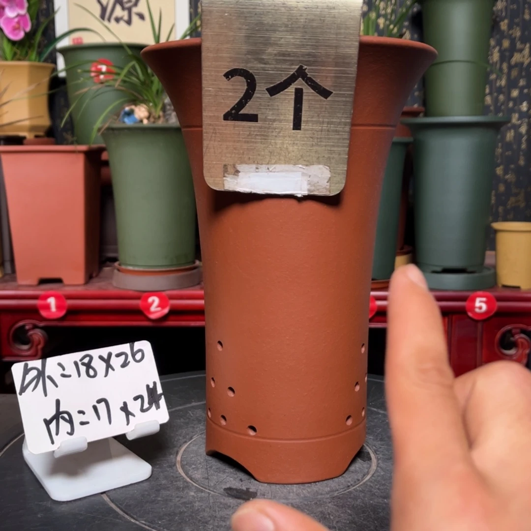 紫砂花盆紫砂花盆