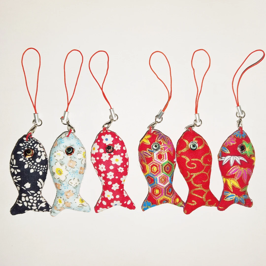 手工拼布小鱼挂件装饰（随机发货，直播间可选定款式）