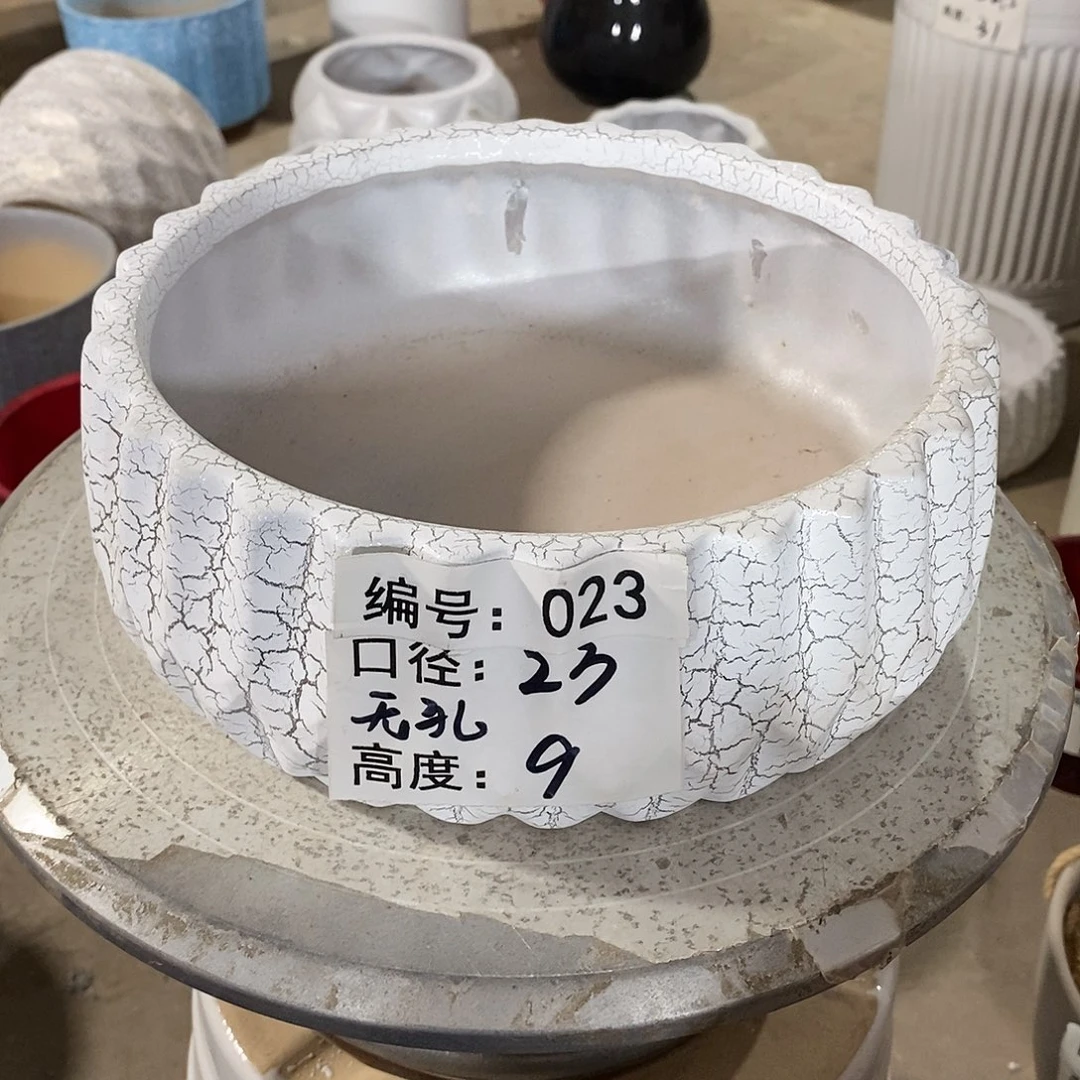 【闪购商品】陶瓷微瑕花盆 -023-1个