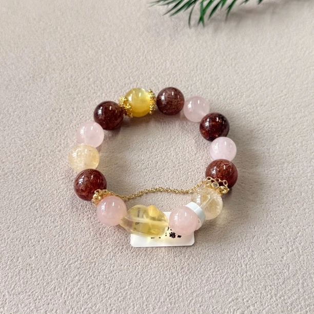 【六六中古】孤品精美水晶手串y868217手串**