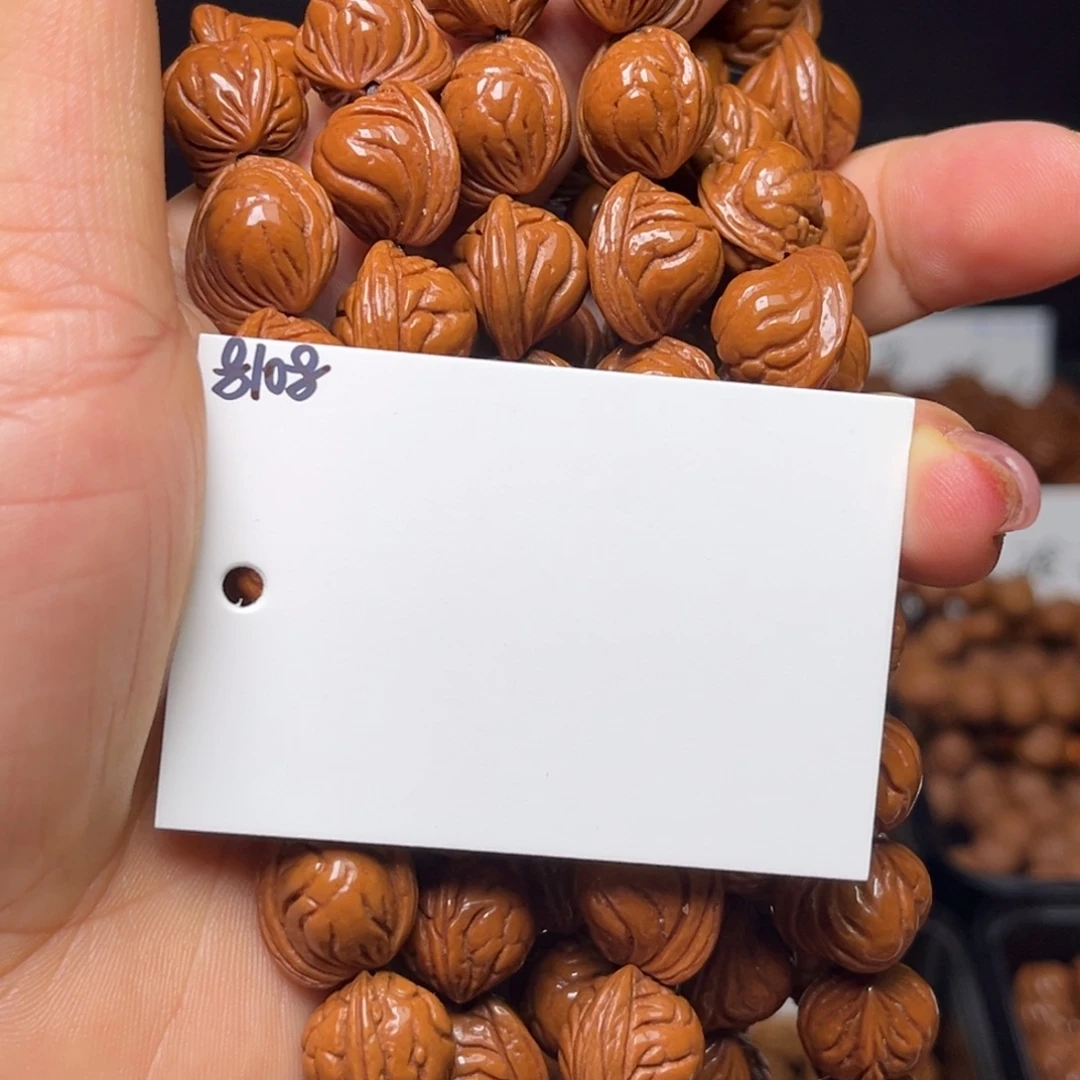 手串桃核小龙纹13左右脖过