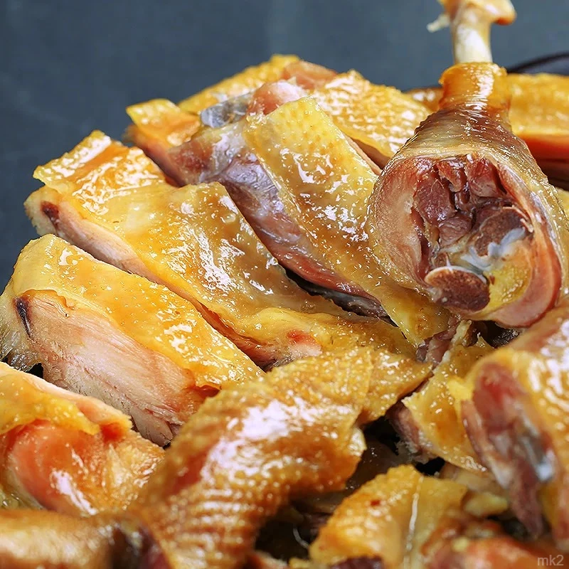 （4只风干鸡）荆门十里铺风干鸡腊鸡湖北特产农家老母鸡腊鸡无爪