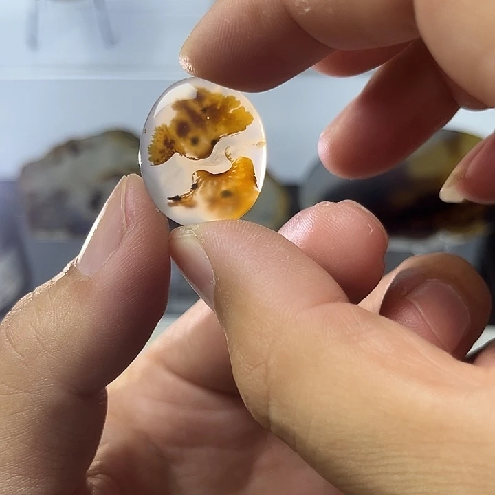 玛瑙/玉髓未镶嵌吊坠(不含链)