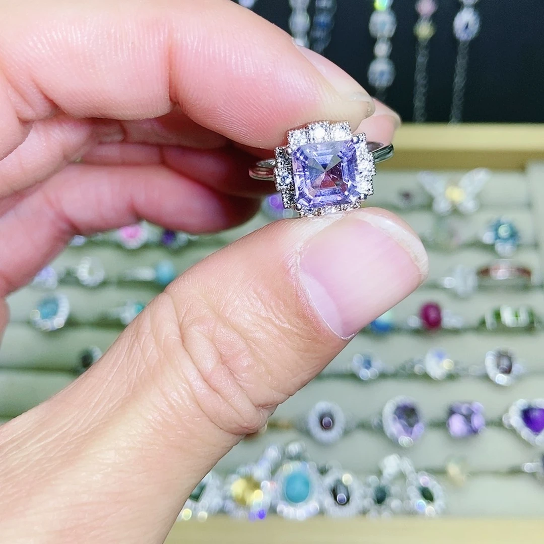 【闪购商品】未镶嵌戒指紫晶