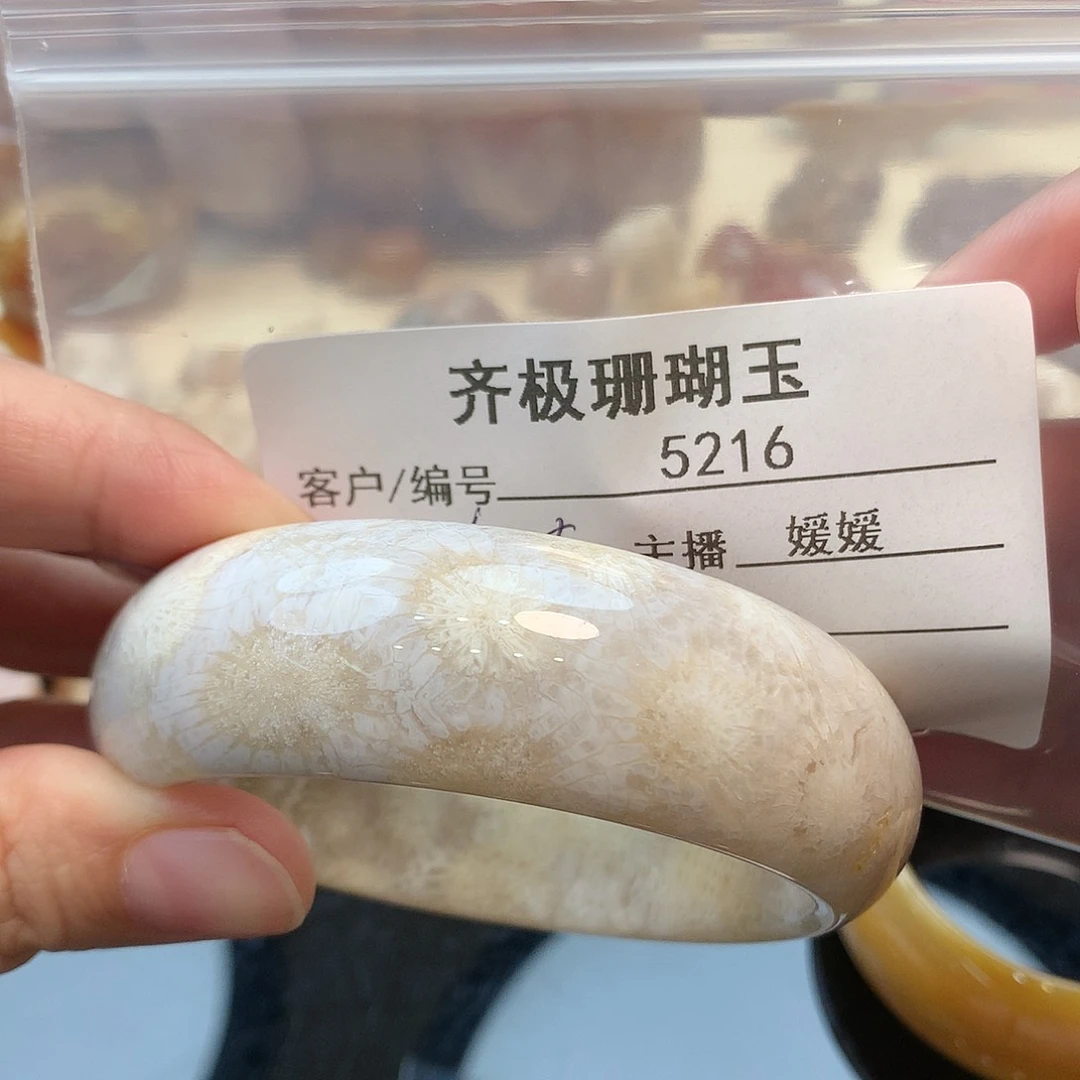未镶嵌手镯硅化珊瑚（珊瑚玉）5****9