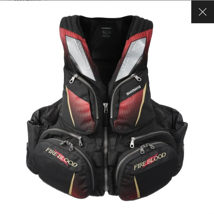 矶S牌正品VF110X130Y钓海钓适用防水便携收纳可拆卸救生衣浮力