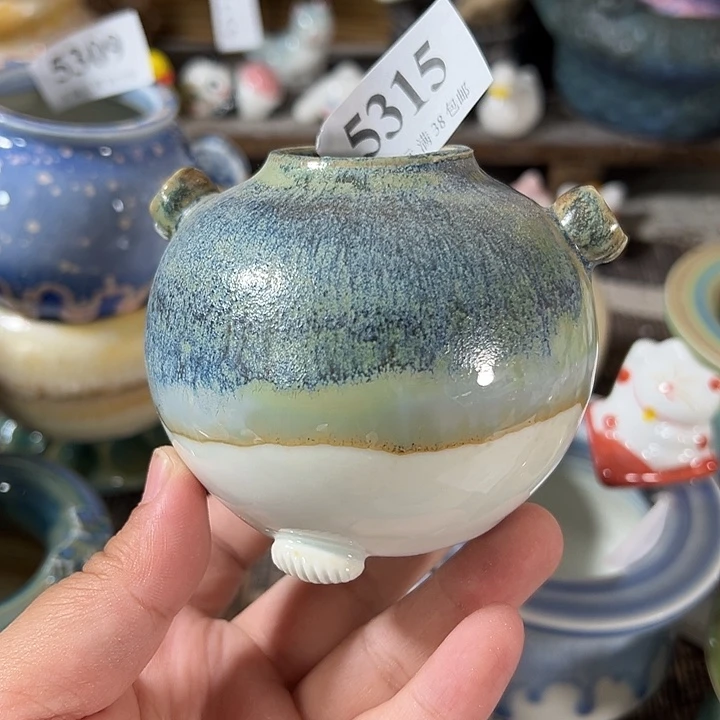 口3高7 手工花盆满30包邮