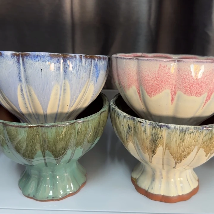 紫砂花盆口15高12，111111