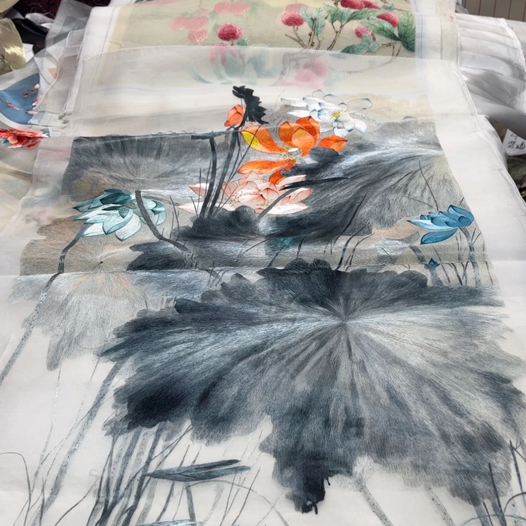 刺绣山*纯手工制作工艺制作