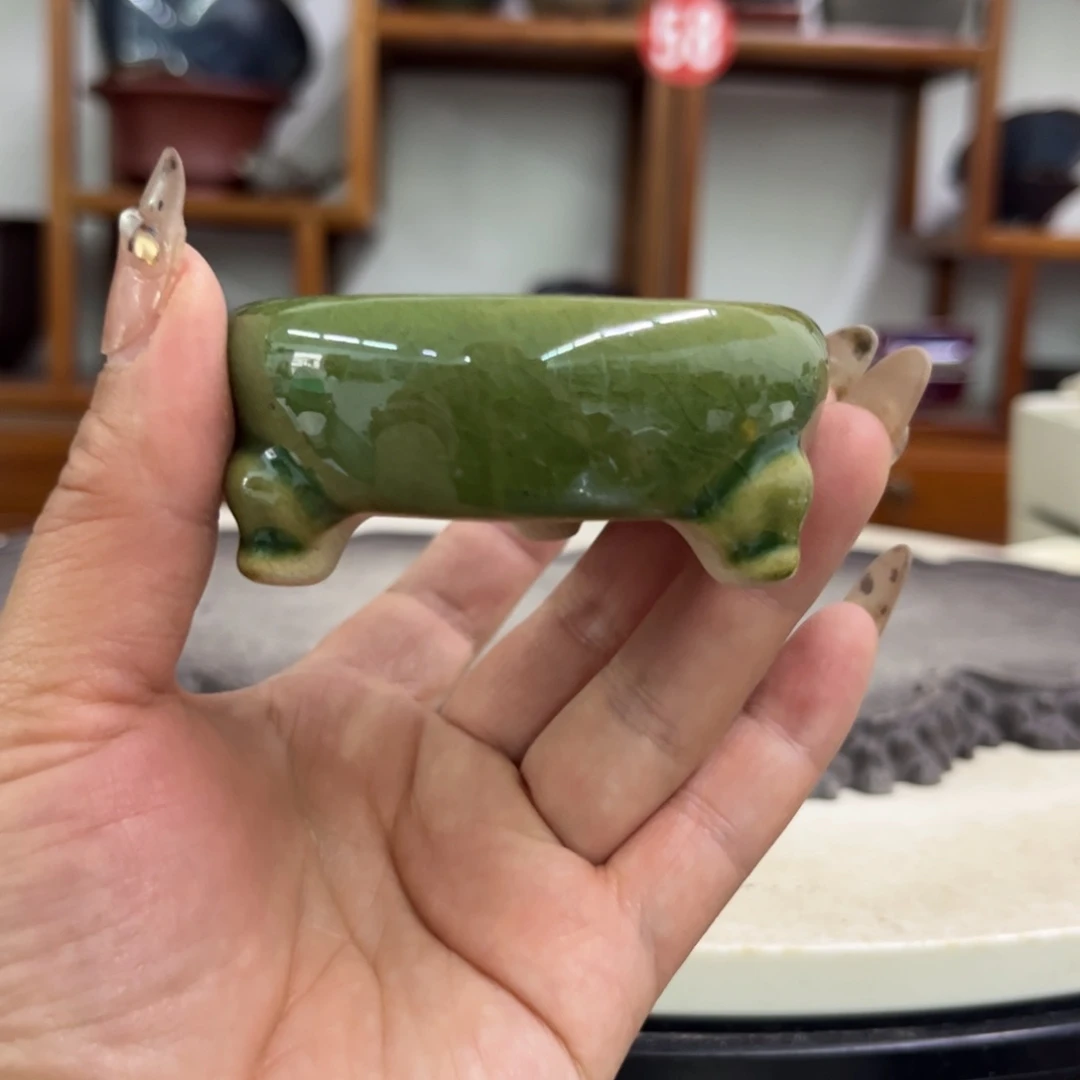 紫砂花盆瑕疵3-6.5。。