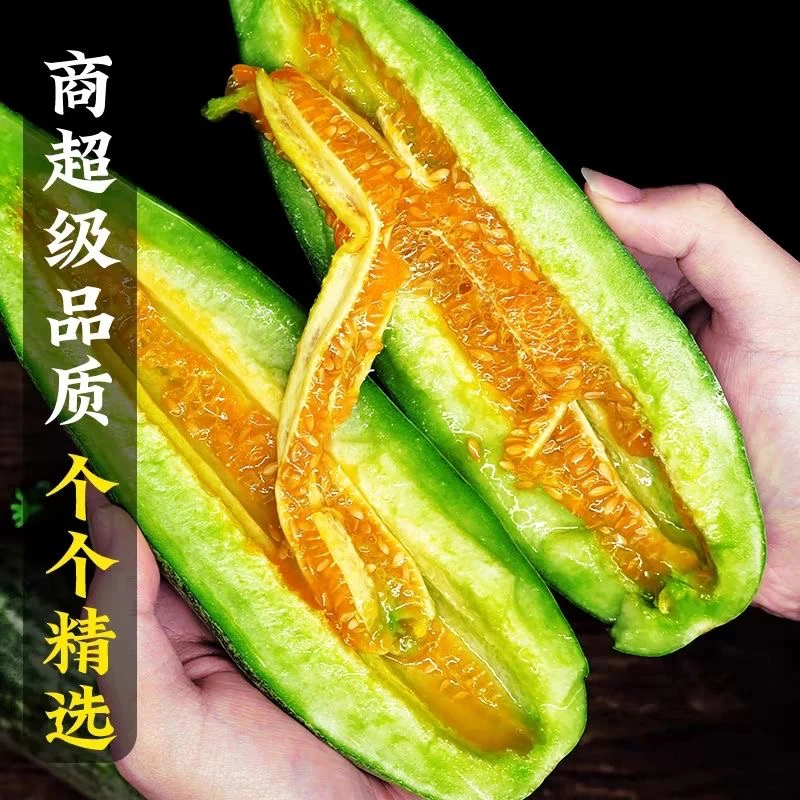 【寿光直发】山东头茬羊角蜜新鲜正宗应季香瓜甜瓜水果当季蜜瓜脆甜