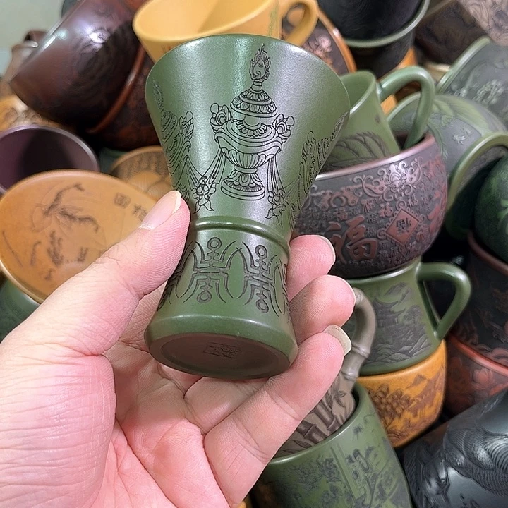 茶杯紫砂全手工紫砂主人杯